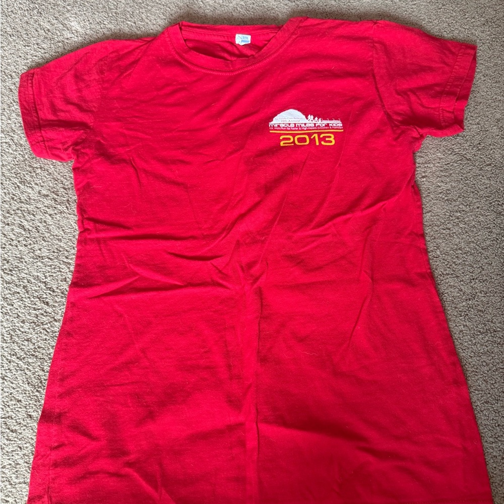 Tultex Vibrant Red Kids Tee